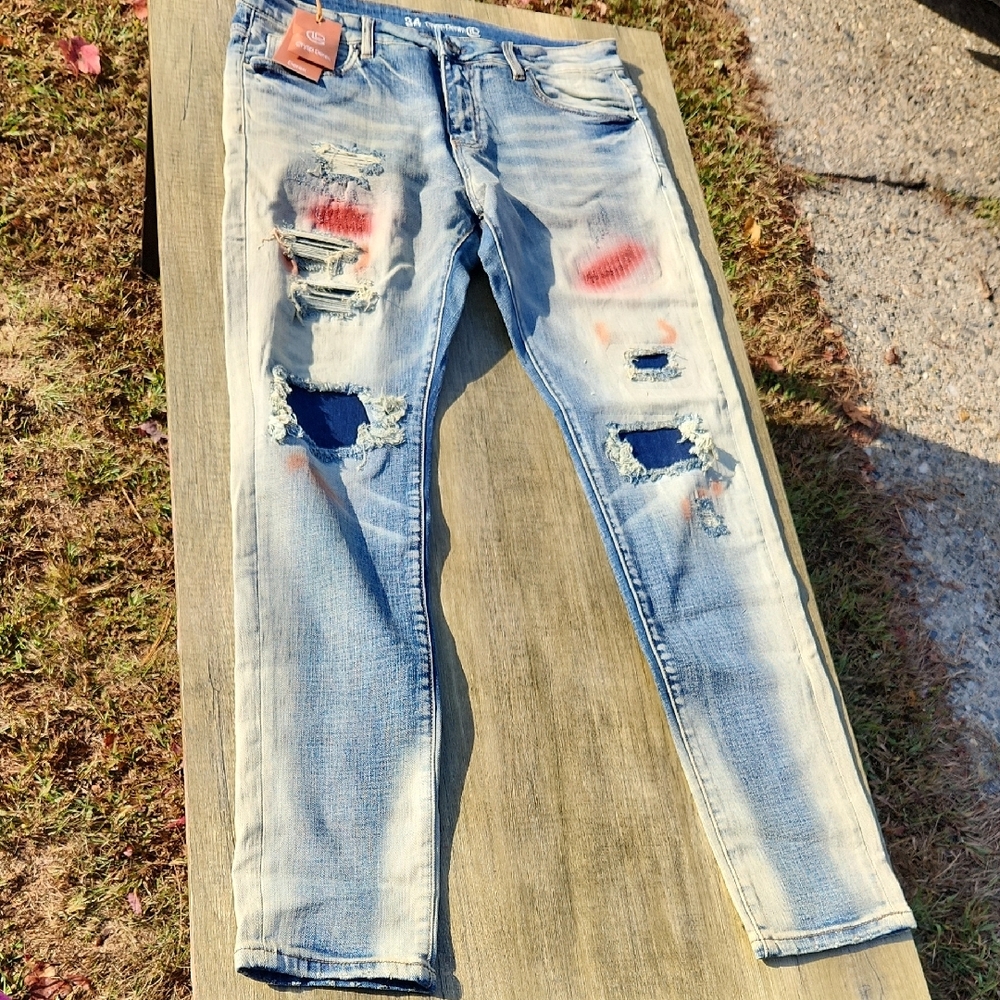 Mens Crysp Denim Jeans